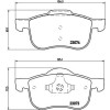 Brembo | Bremsbelagsatz, Scheibenbremse | P 86 016