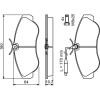 BOSCH | Bremsbelagsatz, Scheibenbremse | 0 986 424 031