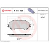 Brembo | Bremsbelagsatz, Scheibenbremse | P 56 100