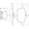 BOSCH | Bremsbelagsatz, Scheibenbremse | 0 986 424 488