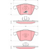 TRW | Bremsbelagsatz, Scheibenbremse | GDB1607