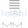 Delphi | Zubehörsatz, Scheibenbremsbelag | LX0143