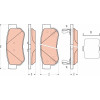 TRW | Bremsbelagsatz, Scheibenbremse | GDB3432