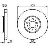 BOSCH | Bremsscheibe | 0 986 479 C59