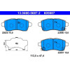 ATE | Bremsbelagsatz, Scheibenbremse | 13.0460-5687.2