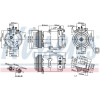 Nissens | Kompressor, Klimaanlage | 89569