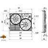 NRF | Lüfter, Motorkühlung | 47994