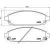 Brembo | Bremsbelagsatz, Scheibenbremse | P 37 010