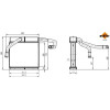 NRF | Wärmetauscher, Innenraumheizung | mit Rohr | 54358