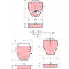 TRW | Bremsbelagsatz, Scheibenbremse | GDB1371