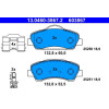 ATE | Bremsbelagsatz, Scheibenbremse | 13.0460-3867.2