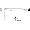 BOSCH | Zündleitungssatz | 0 986 357 090