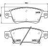 Brembo | Bremsbelagsatz, Scheibenbremse | P 56 080