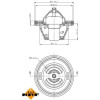 NRF | Thermostat, Kühlmittel | 725154