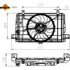 NRF | Lüfter, Motorkühlung | 470078