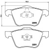 Brembo | Bremsbelagsatz, Scheibenbremse | P 86 022