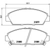 Brembo | Bremsbelagsatz, Scheibenbremse | P 28 021