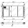 NRF | Kühler, Motorkühlung | 58732