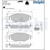 Delphi | Bremsbelagsatz, Scheibenbremse | LP1699