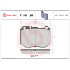 Brembo | Bremsbelagsatz, Scheibenbremse | P 50 120