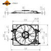 NRF | Lüfter, Motorkühlung | 470019
