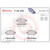 Brembo | Bremsbelagsatz, Scheibenbremse | P 83 079