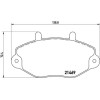 Brembo | Bremsbelagsatz, Scheibenbremse | P 24 033