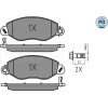 Meyle | Bremsbelagsatz, Scheibenbremse | 025 234 3418/PD