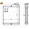 NRF | Wärmetauscher, Innenraumheizung | ohne Rohr | 54340