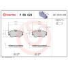 Brembo | Bremsbelagsatz, Scheibenbremse | P 68 023