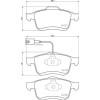 Brembo | Bremsbelagsatz, Scheibenbremse | P 23 130