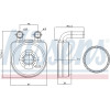 Nissens | Ölkühler, Motoröl | 90650