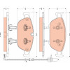 TRW | Bremsbelagsatz, Scheibenbremse | GDB1883