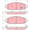 TRW | Bremsbelagsatz, Scheibenbremse | GDB4136