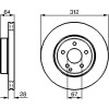 BOSCH | Bremsscheibe | 0 986 479 040