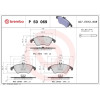 Brembo | Bremsbelagsatz, Scheibenbremse | P 50 069X