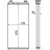 Mahle | Wärmetauscher, Innenraumheizung | AH 5 000P