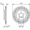 BOSCH | Bremsscheibe | 0 986 479 D11