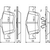 BOSCH | Bremsbelagsatz, Scheibenbremse | 0 986 494 801