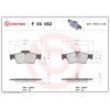 Brembo | Bremsbelagsatz, Scheibenbremse | P 50 052