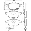 Brembo | Bremsbelagsatz, Scheibenbremse | P 85 060