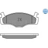 Meyle | Bremsbelagsatz, Scheibenbremse | 025 208 8719