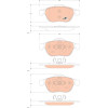 TRW | Bremsbelagsatz, Scheibenbremse | GDB1823