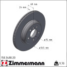 Zimmermann | Bremsscheibe | 150.3480.20