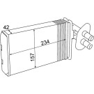 Mahle | Wärmetauscher, Innenraumheizung | AH 69 000S