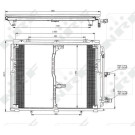 NRF | Kondensator, Klimaanlage | 35229