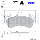 Delphi | Bremsbelagsatz, Scheibenbremse | LP2057 Delphi | Bremsbelagsatz, Scheibenbremse | LP2057