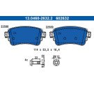ATE | Bremsbelagsatz, Scheibenbremse | 13.0460-2632.2 ATE | Bremsbelagsatz, Scheibenbremse | 13.0460-2632.2