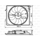 Valeo | Lüfter, Motorkühlung | 696881