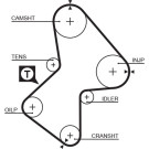 Gates | Zahnriemen | 5486XS